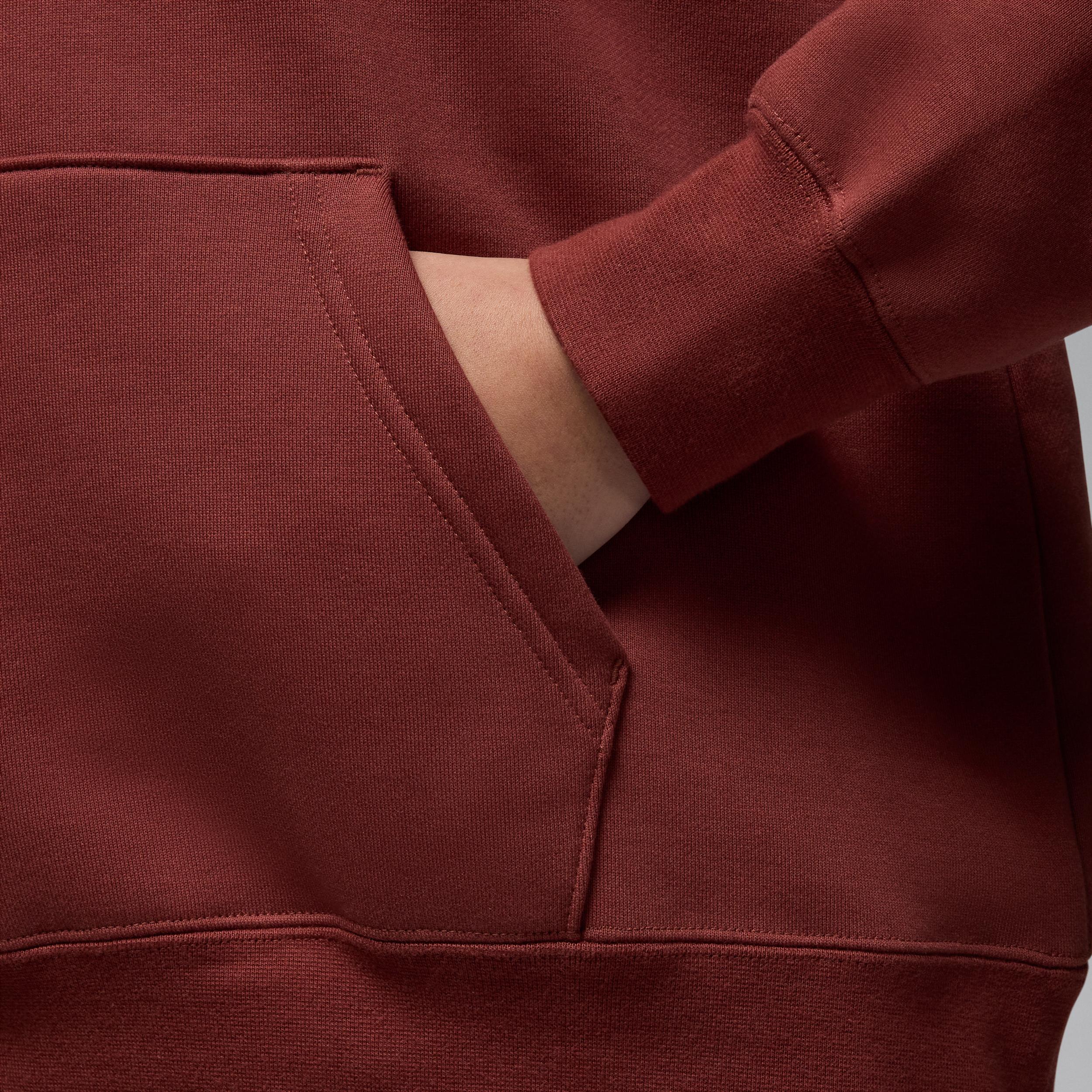 Jordan Flight Fleece Women's Satin-Lined Pullover Hoodie Product Image