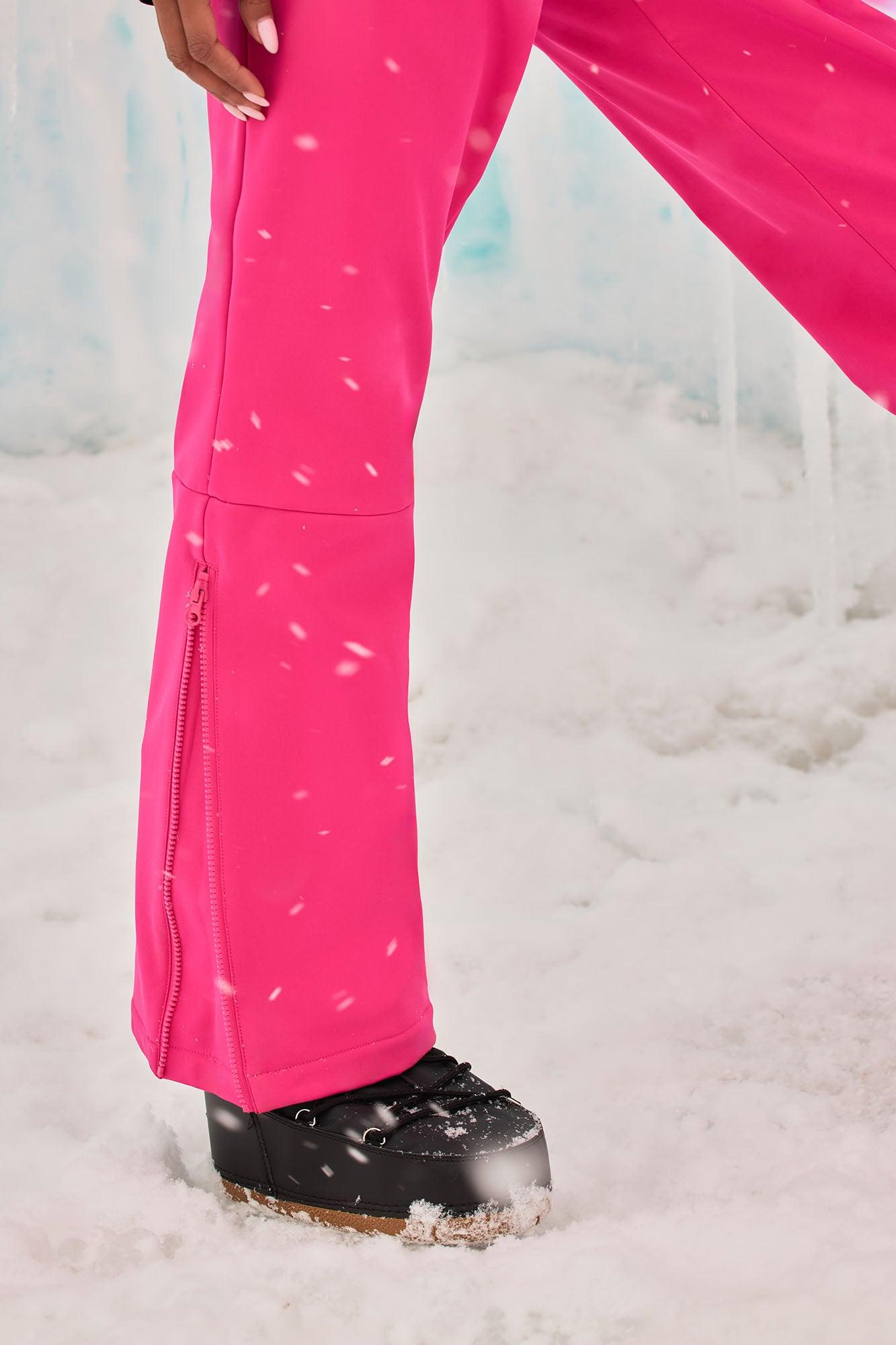 Cross Country Ski Jumpsuit - Fuchsia Product Image