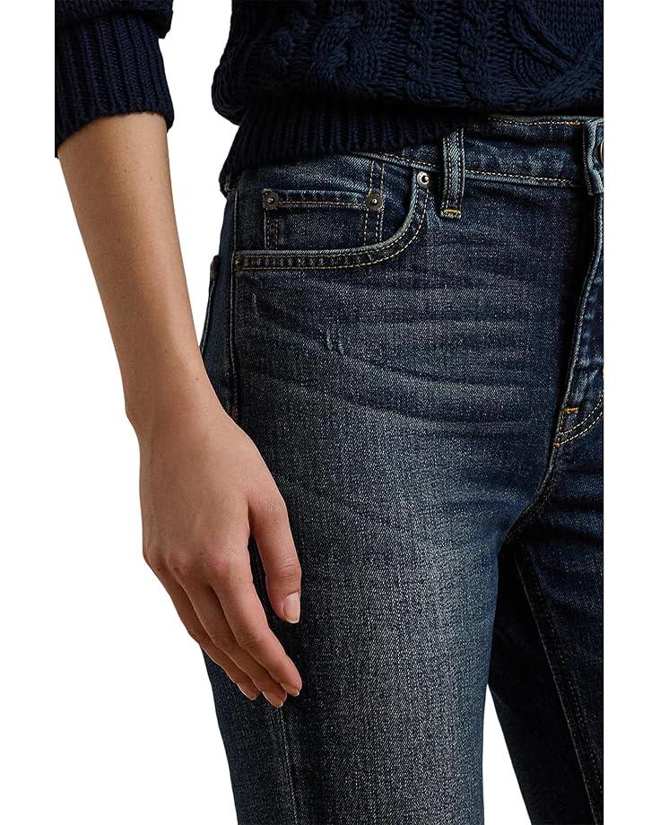 Women's Lauren Ralph Lauren High-Rise Straight Ankle Jeans Product Image