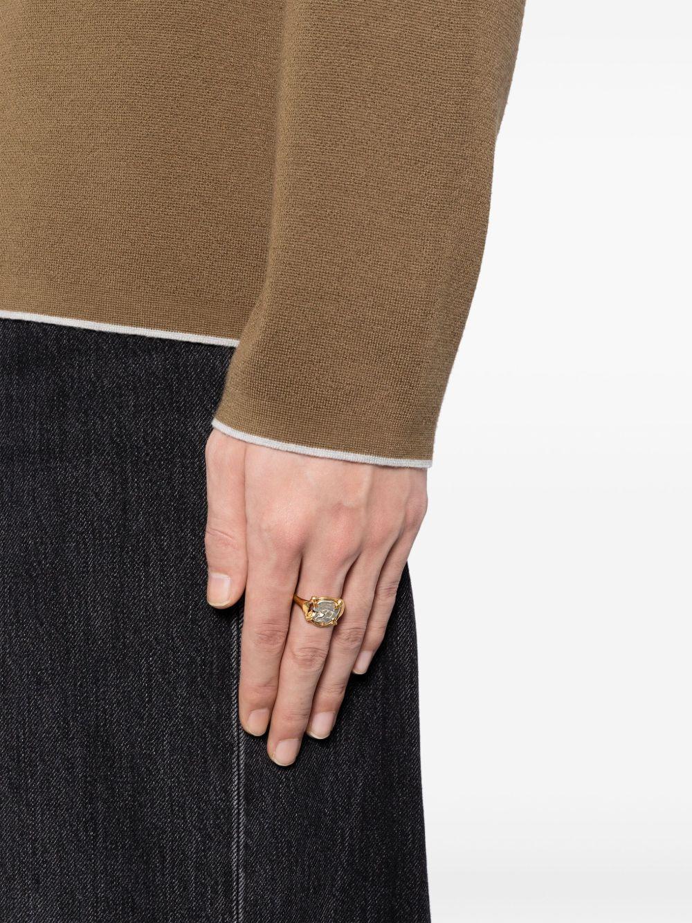 The Gilded Frame sterling silver ring Product Image