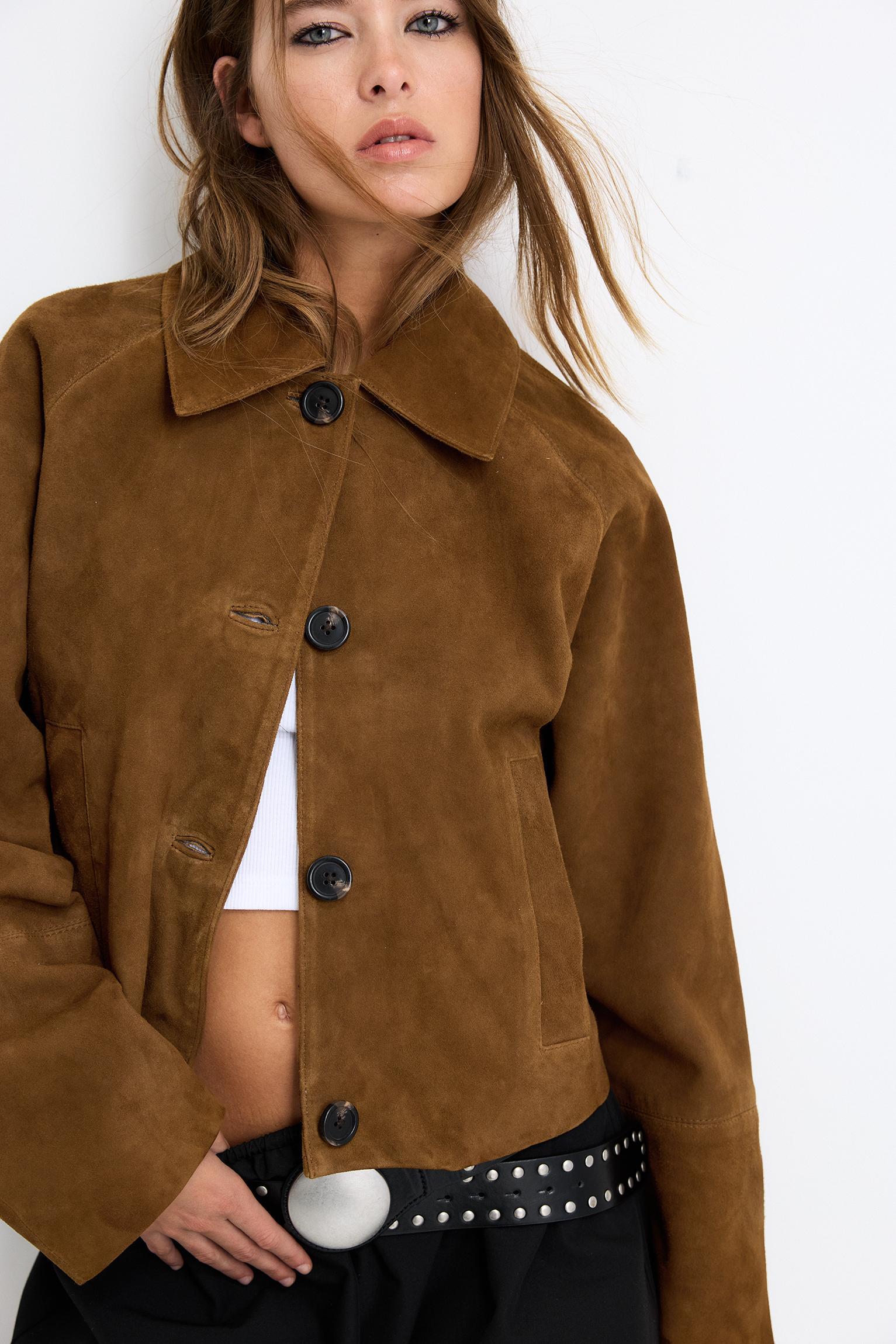 100% leather jacket Product Image