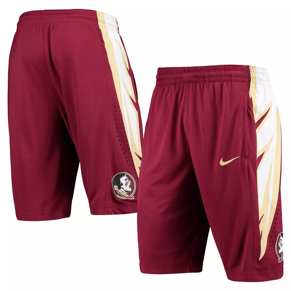 Men's Nike Garnet Florida State Seminoles Replica Team Basketball Shorts, Size: Small, Red Product Image