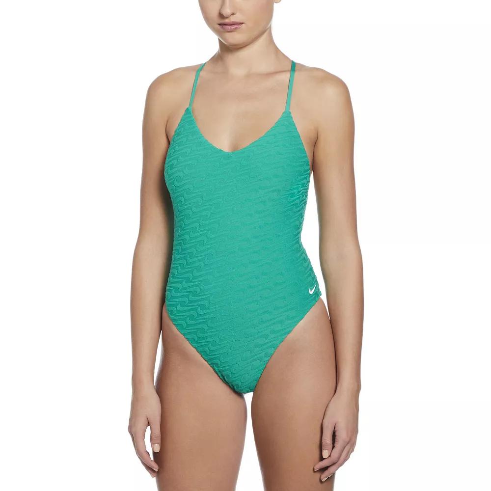 Women's Nike Swoosh Link Y-Back One-Piece Swimsuit,  Product Image