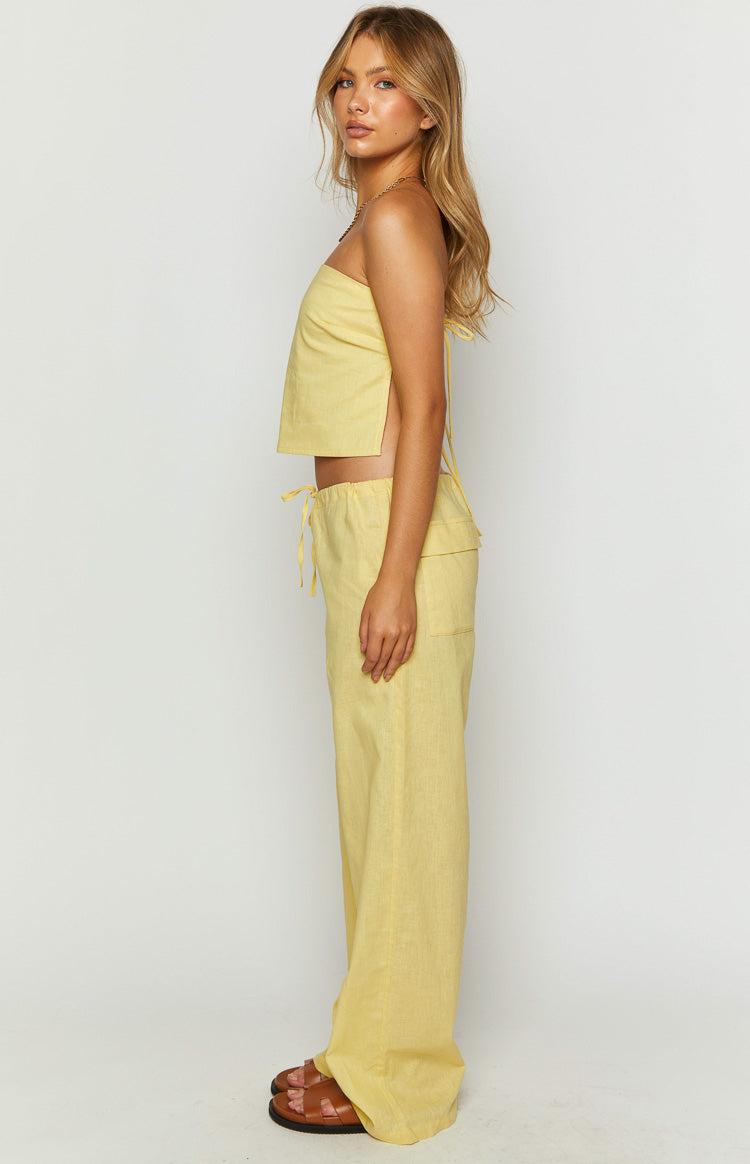 Vienna Yellow Pants Product Image