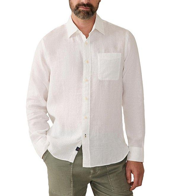 Faherty Linen Laguna Long Sleeve Woven Shirt Product Image