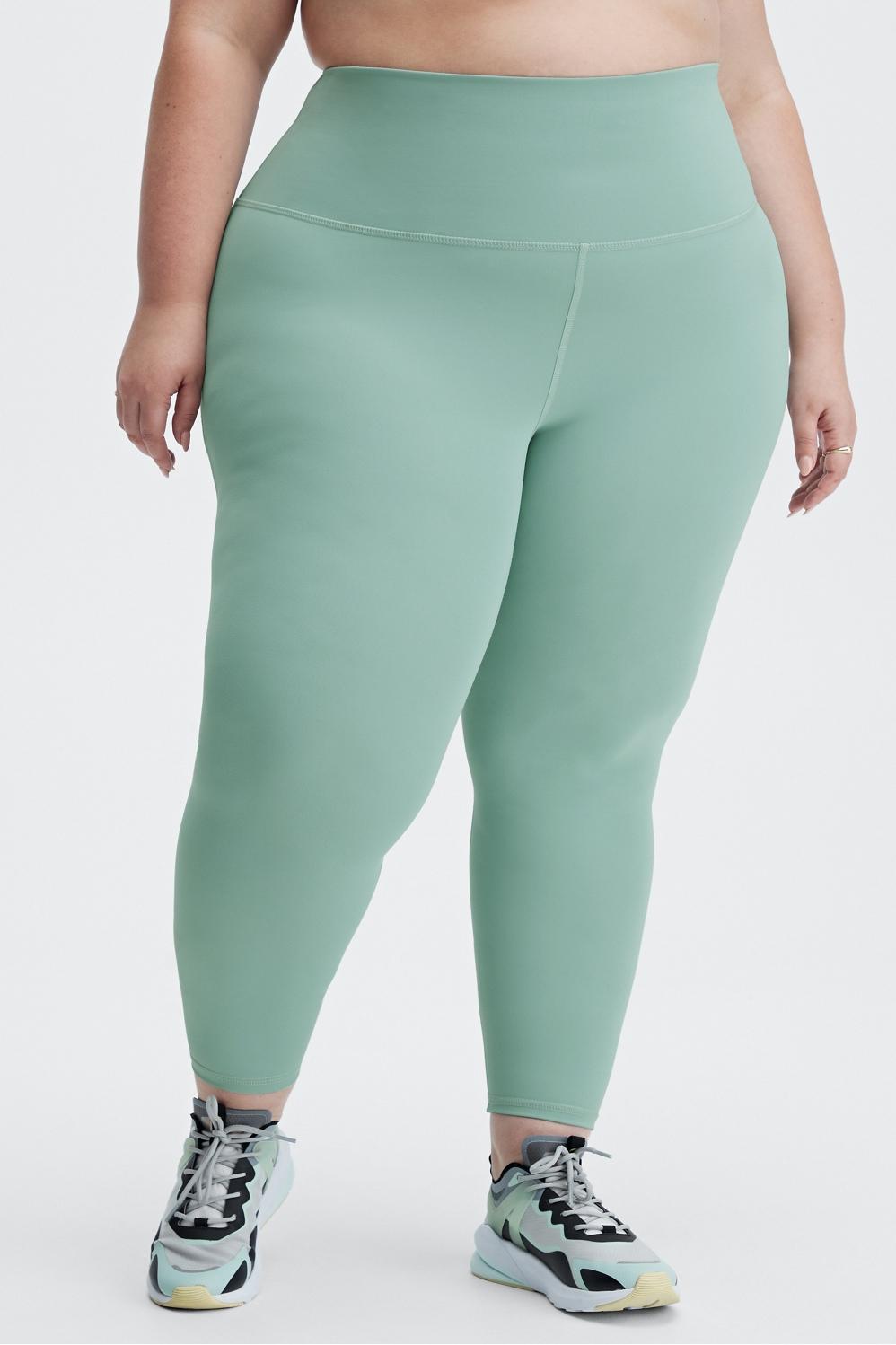 Fabletics Ultra High-Waisted PureLuxe 7/8 Legging Womens green plus Size 3X Product Image