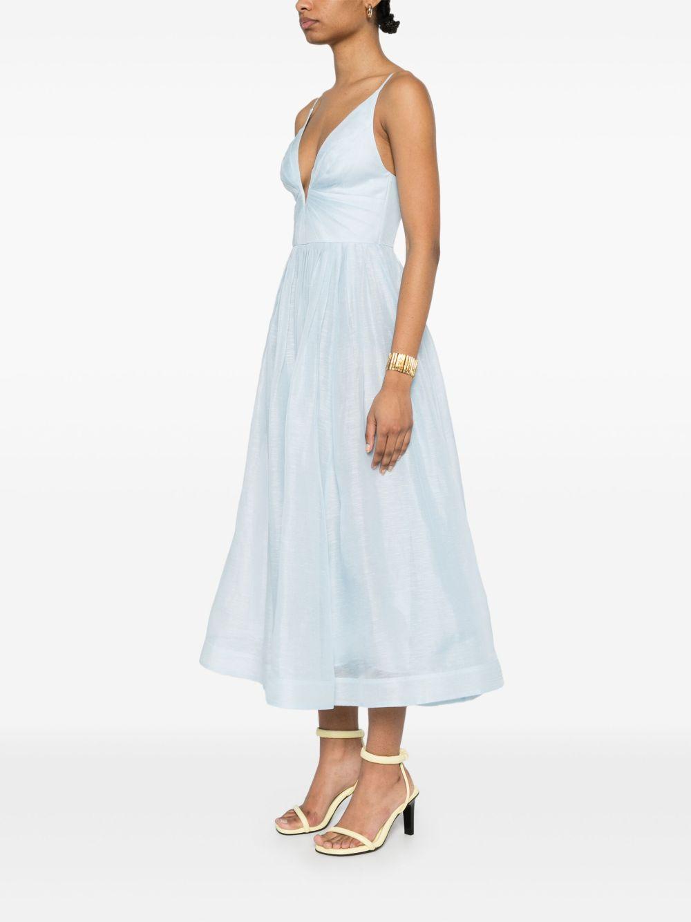 Illuminate V-neck midi dress Product Image