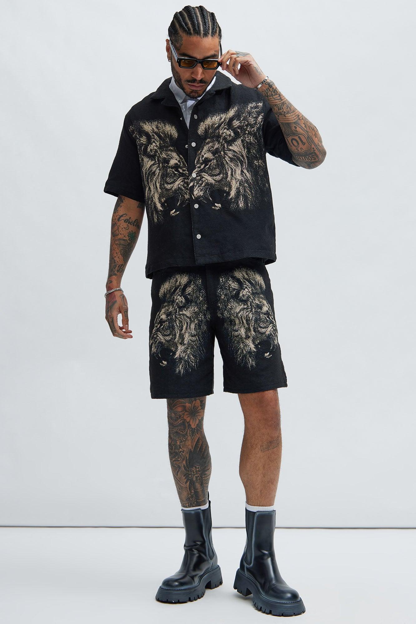 Armaros Tapestry Shirt - Black/combo Product Image
