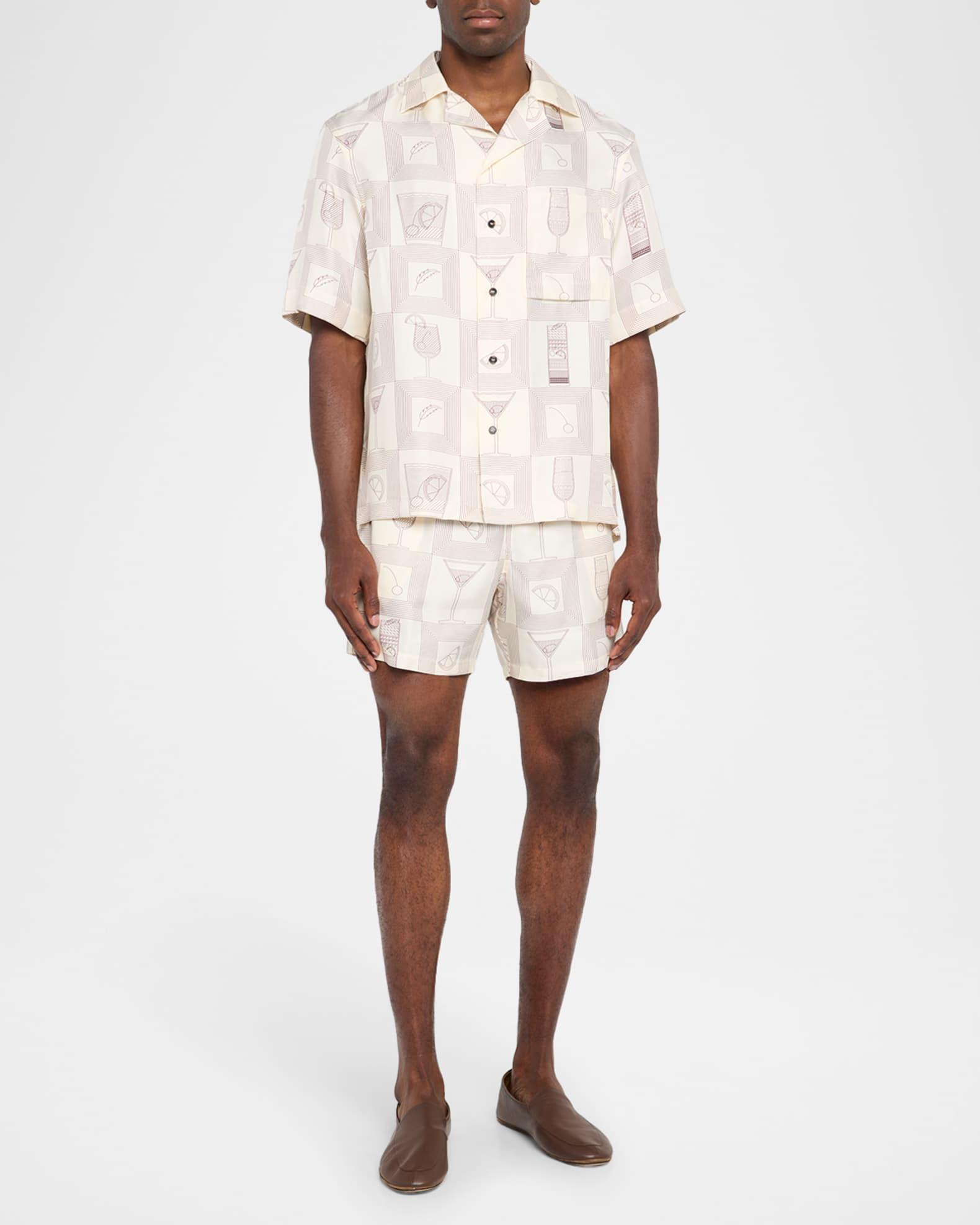 Men's Federico Twill Short-Sleeve Shirt Product Image