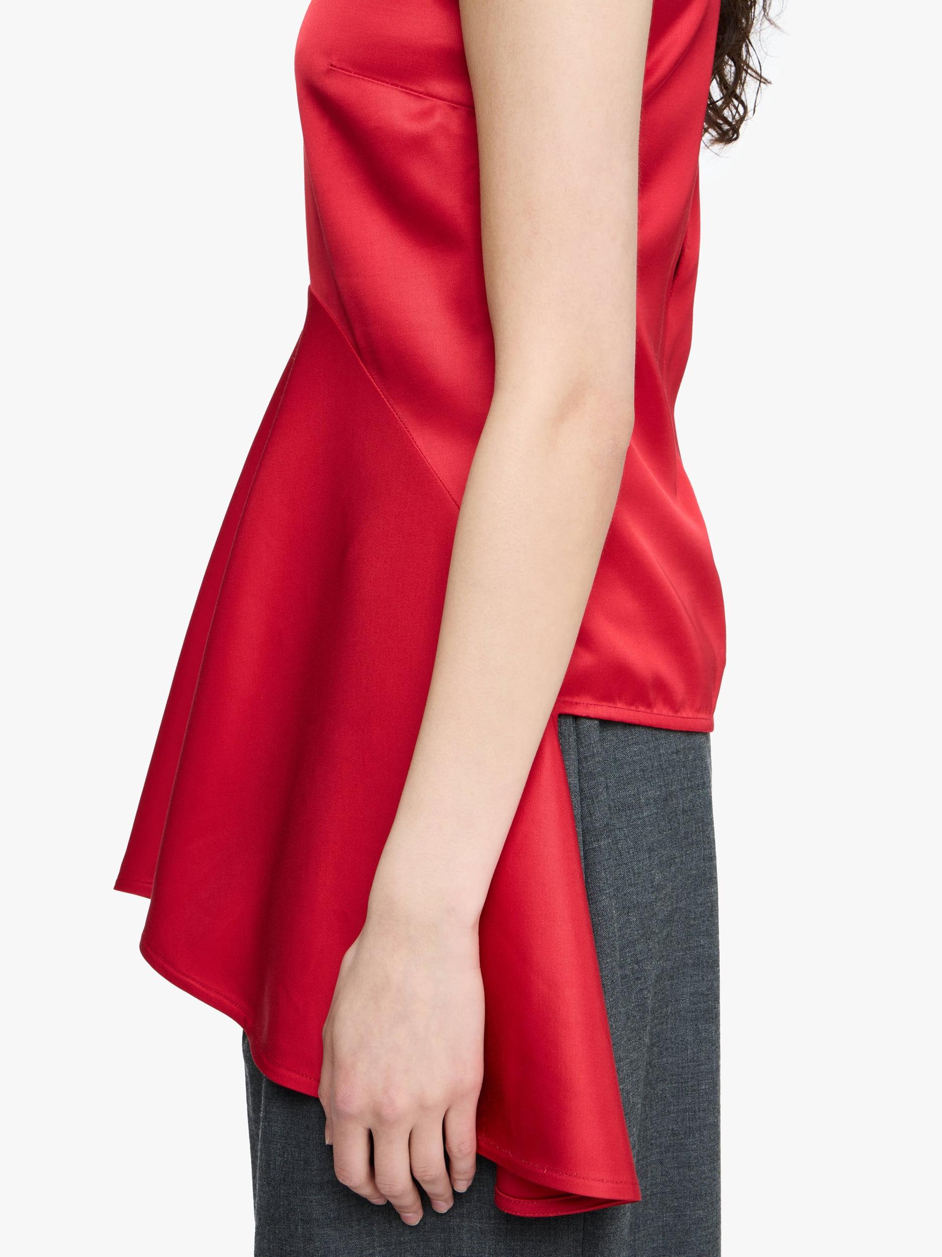 DRAPED HEM SLEEVELESS TOP Product Image