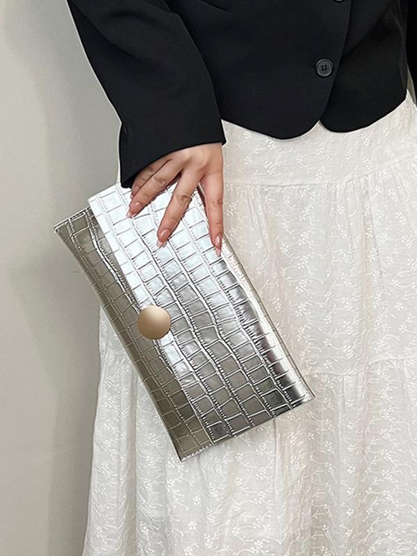 Geometric Shiny Split-Joint Bags Handbags Product Image