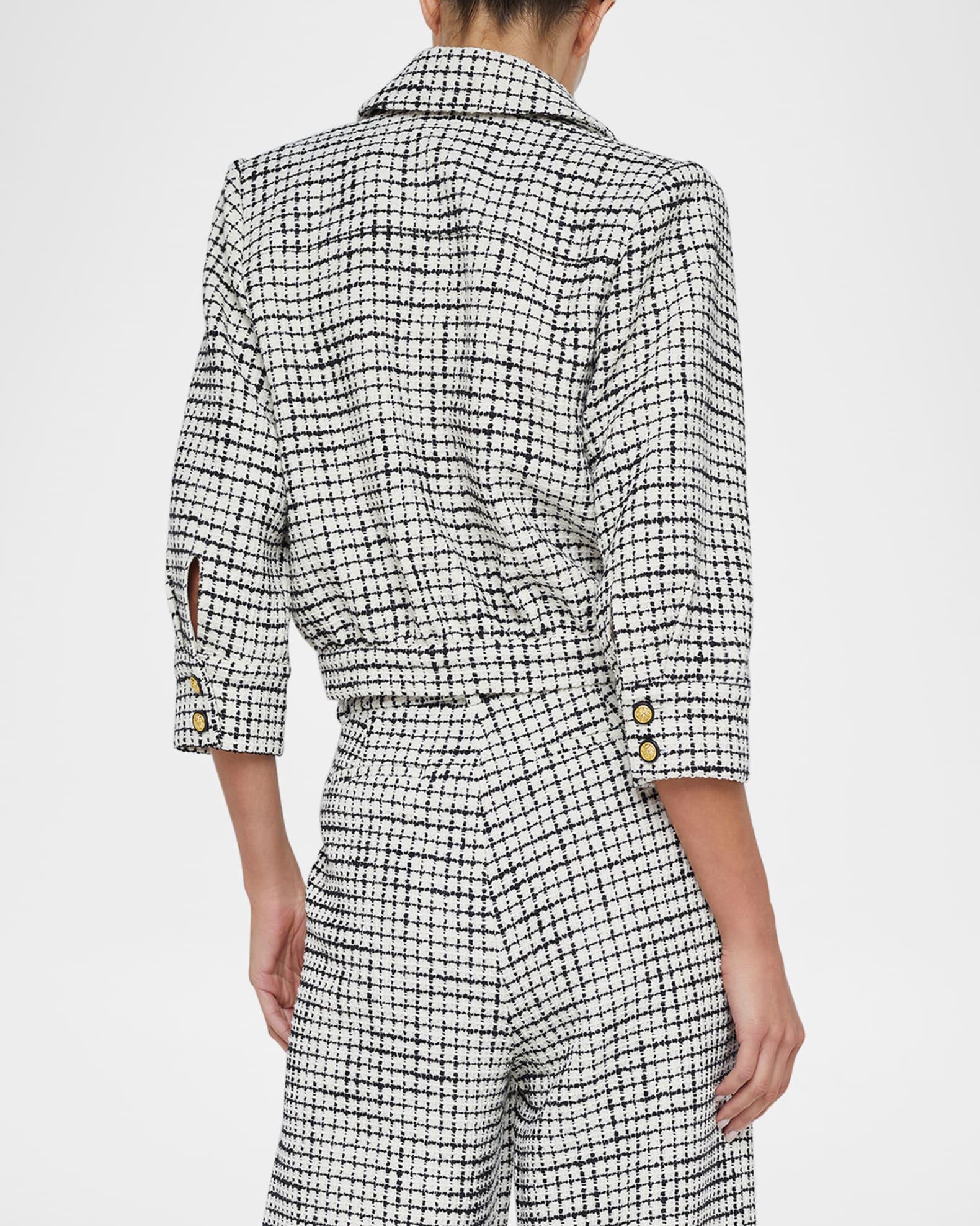 Jia Cropped Tweed Jacket Product Image