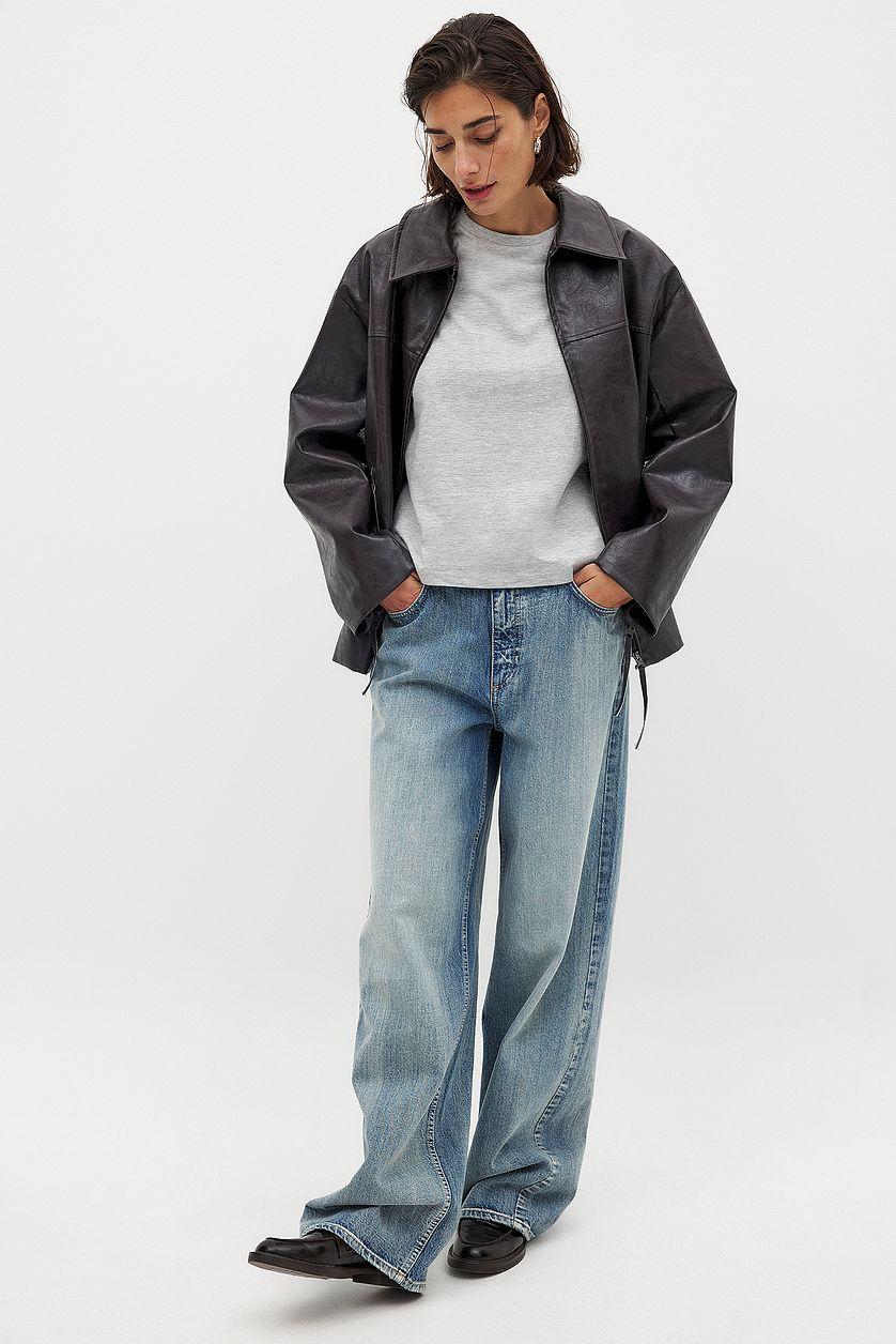 Round Neck Cotton T-Shirt Product Image