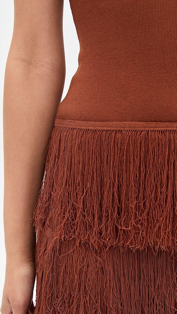 AKNVAS Donzetta Knit Fringe Dress | Shopbop Product Image