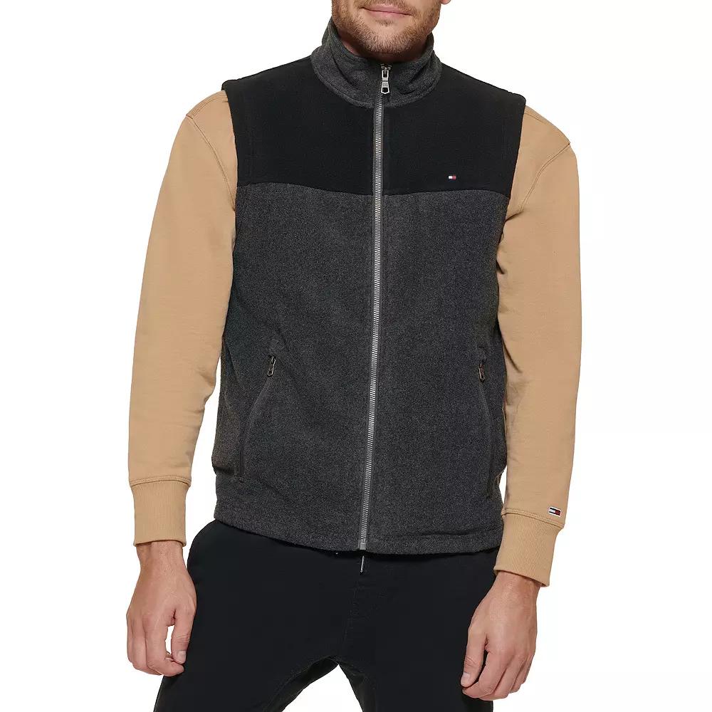 Men's Tommy Hilfiger Fleece Vest,  Product Image