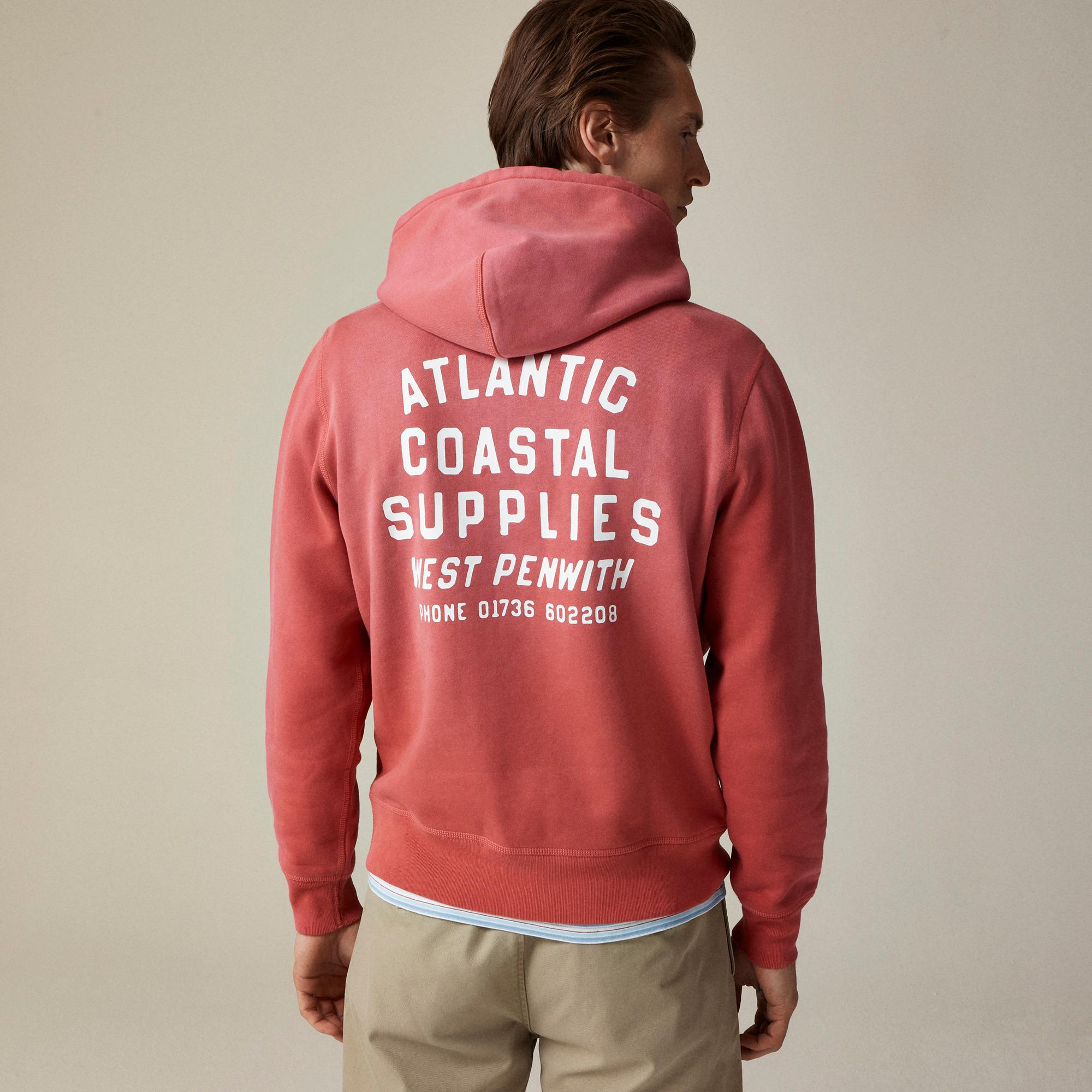Atlantic Coastal Supplies X J.Crew graphic fleece hoodie Product Image