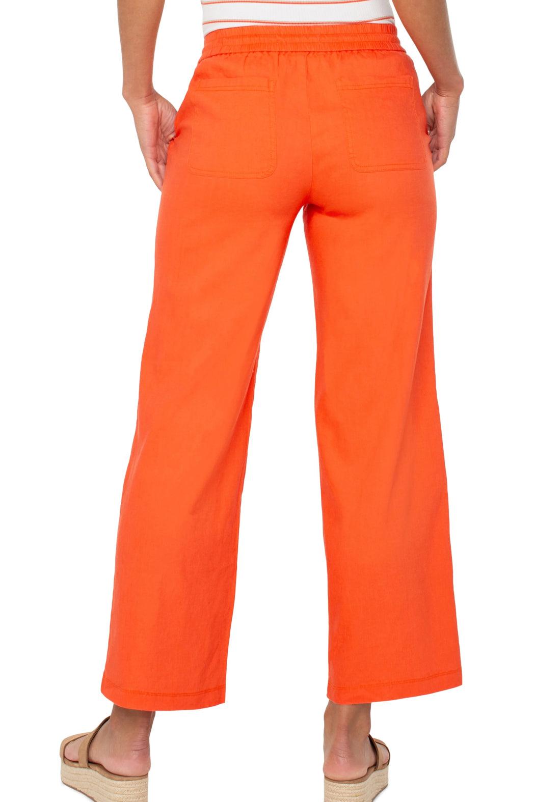 Clementine Drawstring Wide Leg Pants Product Image