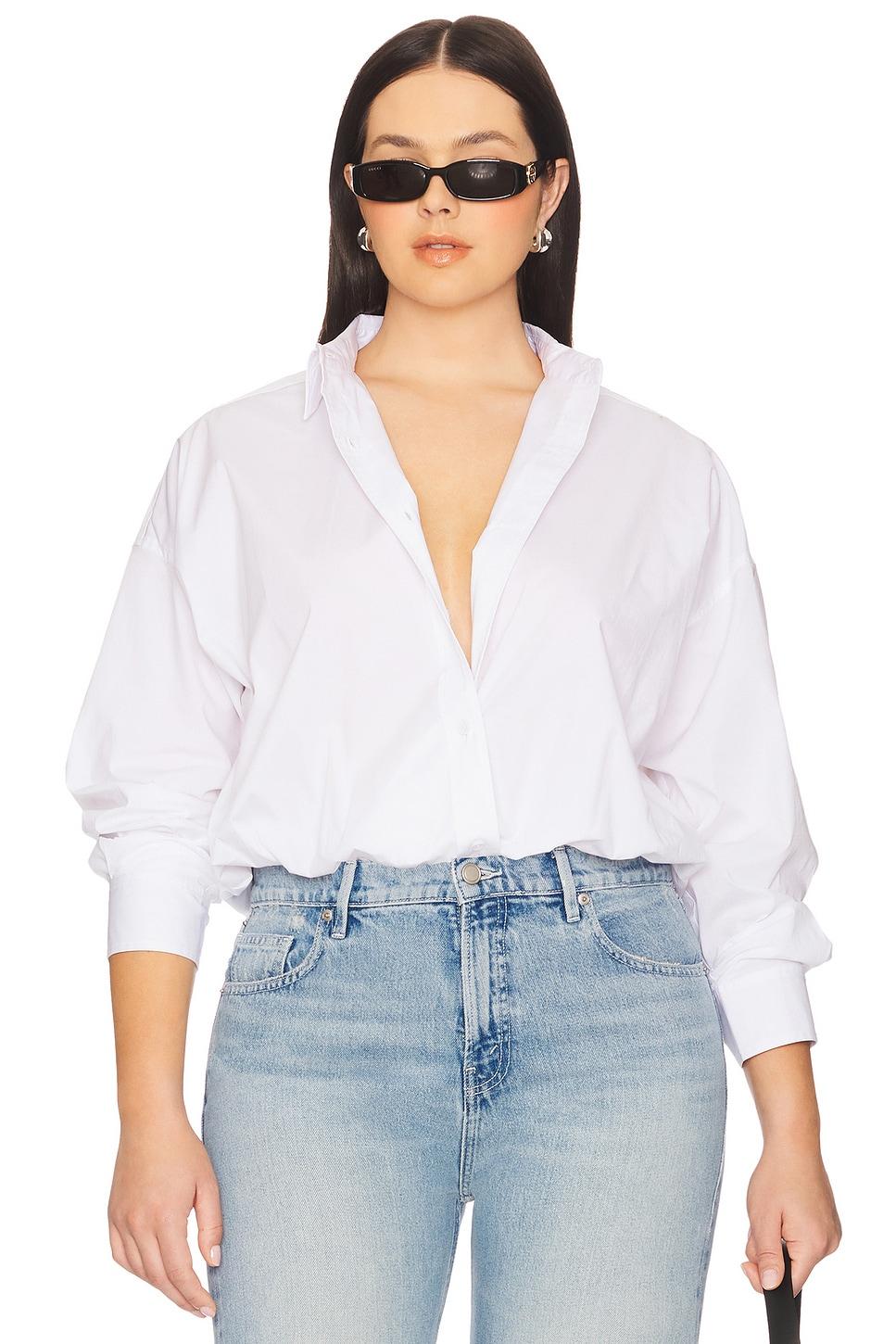 Poplin Bubble Shirt Good American Product Image