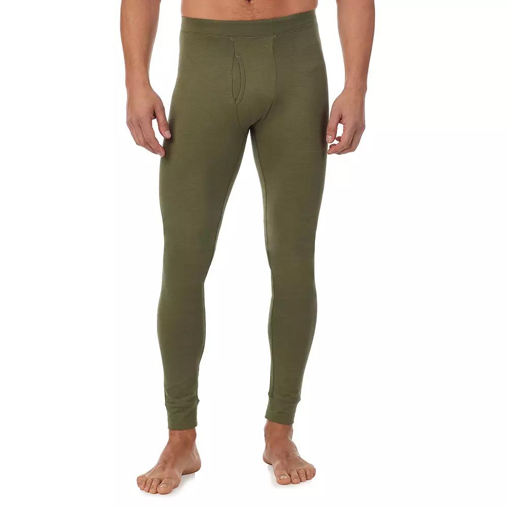 Men's Cuddl Duds® Midweight Cottonwear Performance Base Layer Pants, Size: XXL, Green Product Image