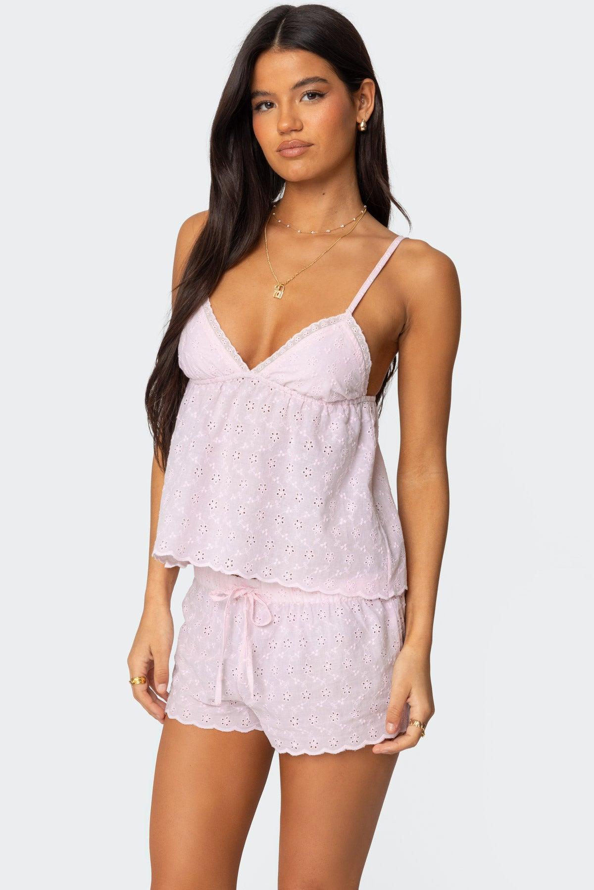 Talula Eyelet Babydoll Top Product Image