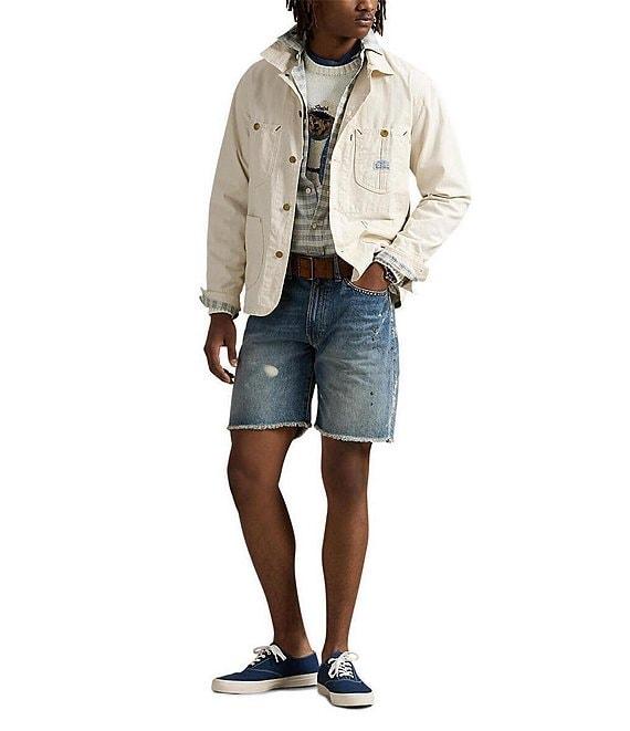 Polo Ralph Lauren Vintage Classic Denim 8#double; Inseam Shorts Product Image