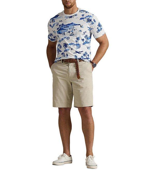 Polo Ralph Lauren Big & Tall Classic Fit Island Print Polo Bear Jersey Short Sleeve T-Shirt Product Image