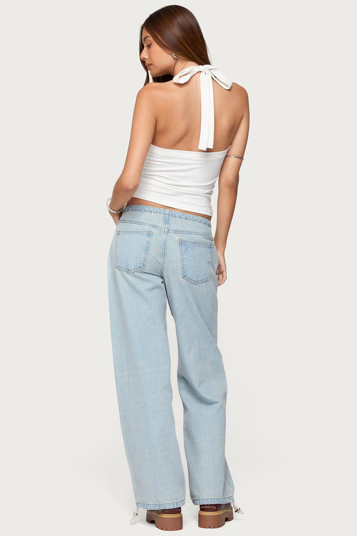 Kylan Asymmetric Halter Top Product Image