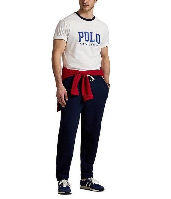 Polo Ralph Lauren Big & Tall Classic Fit Letterman-Logo Graphic Short Sleeve T-Shirt Product Image