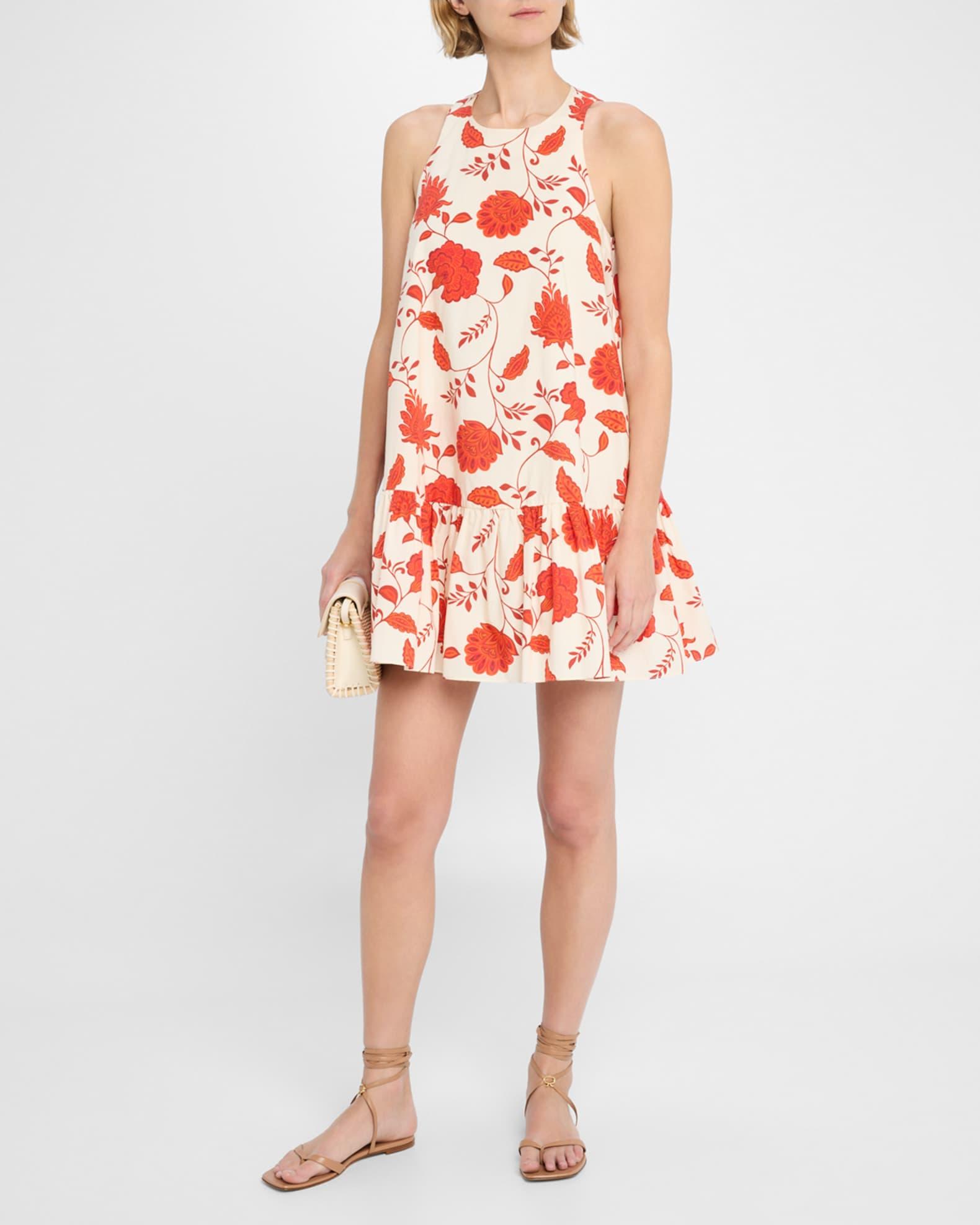 Jessie Floral Flounce Mini Dress Product Image