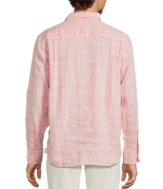 Tommy Bahama Big & Tall Barbados Breeze Playa Plaid Long Sleeve Woven Shirt Product Image
