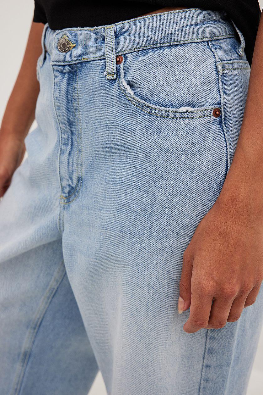 Loose Low Waist Long Jeans Product Image