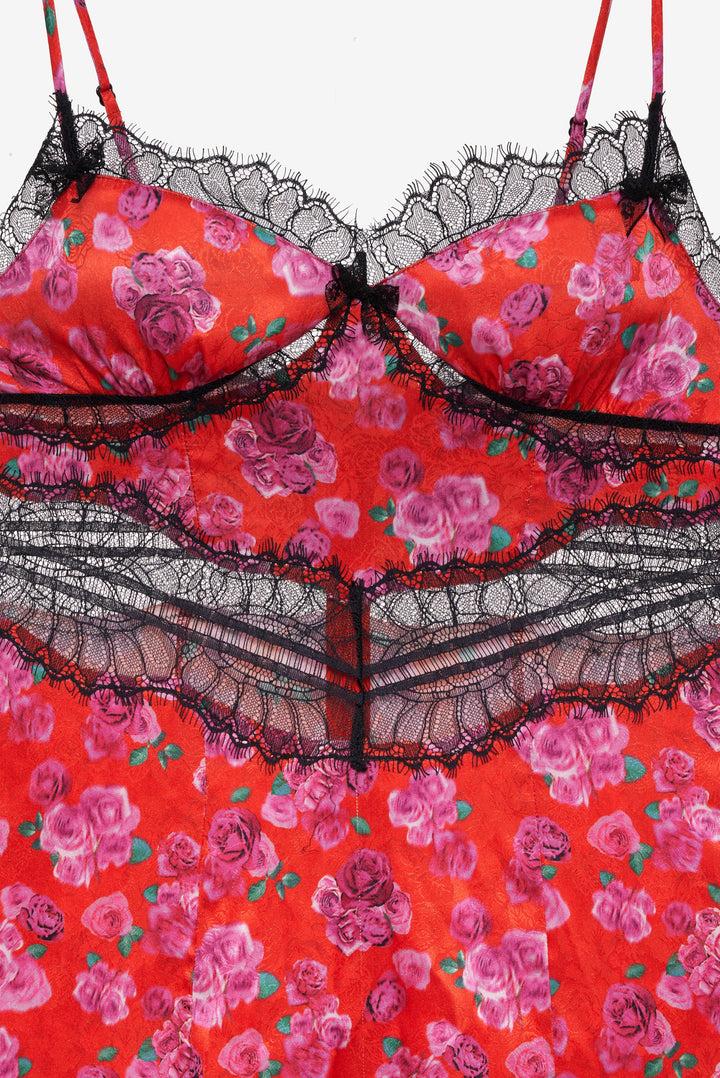 Bellamy Slip Dress — Red Product Image