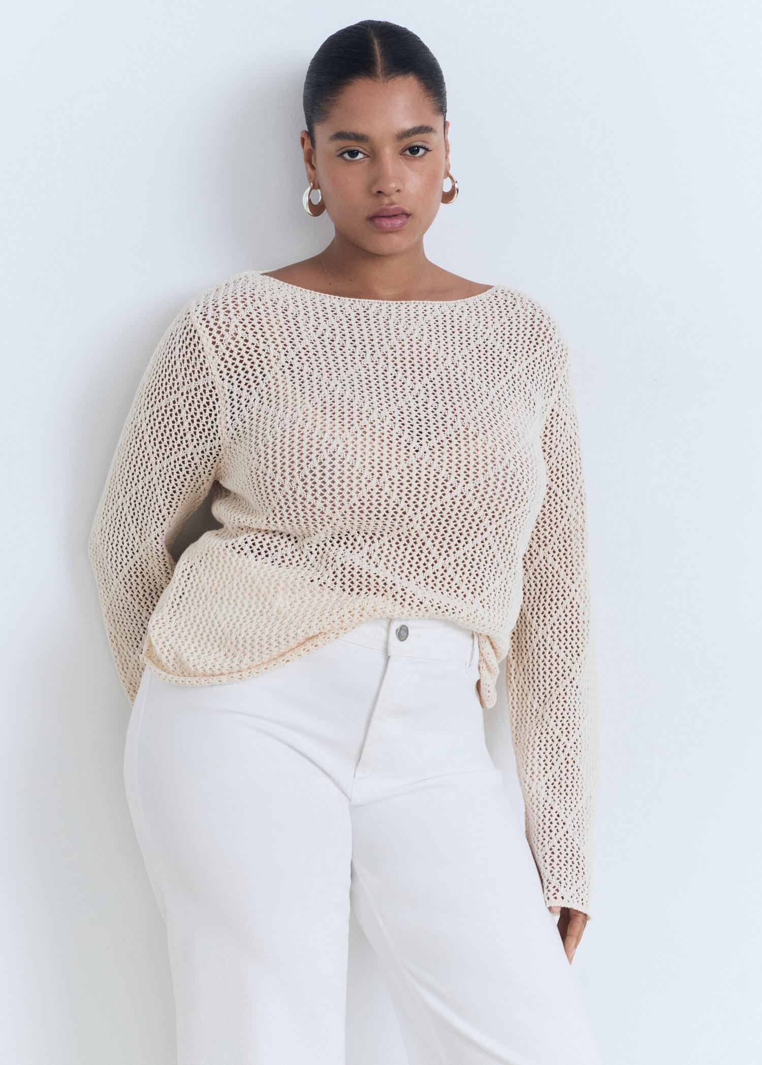 Catherin culotte high-rise jeans - Women | MANGO USA Product Image