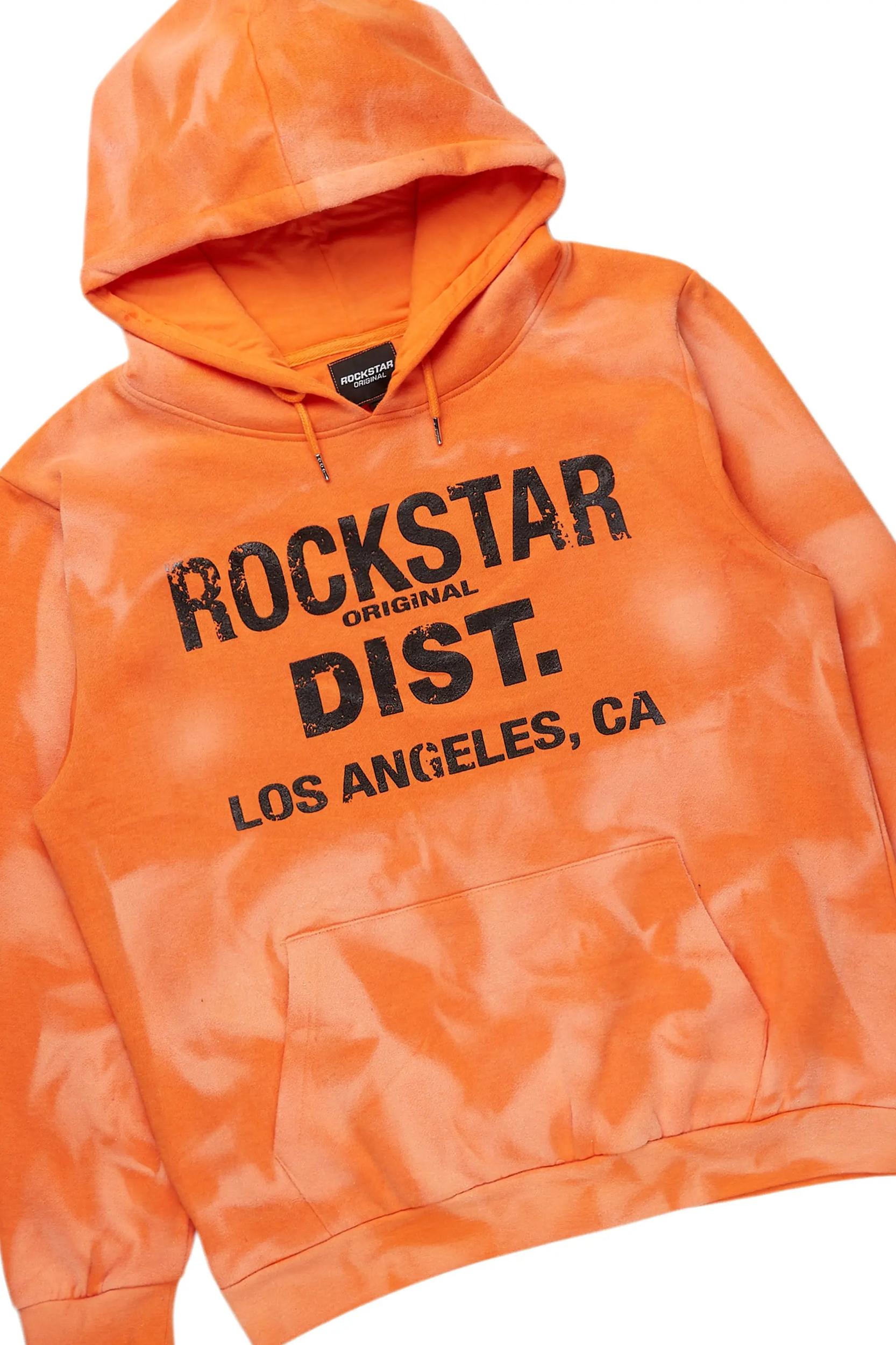 Nelly Orange Hoodie Stacked Flare Track Set Male Product Image