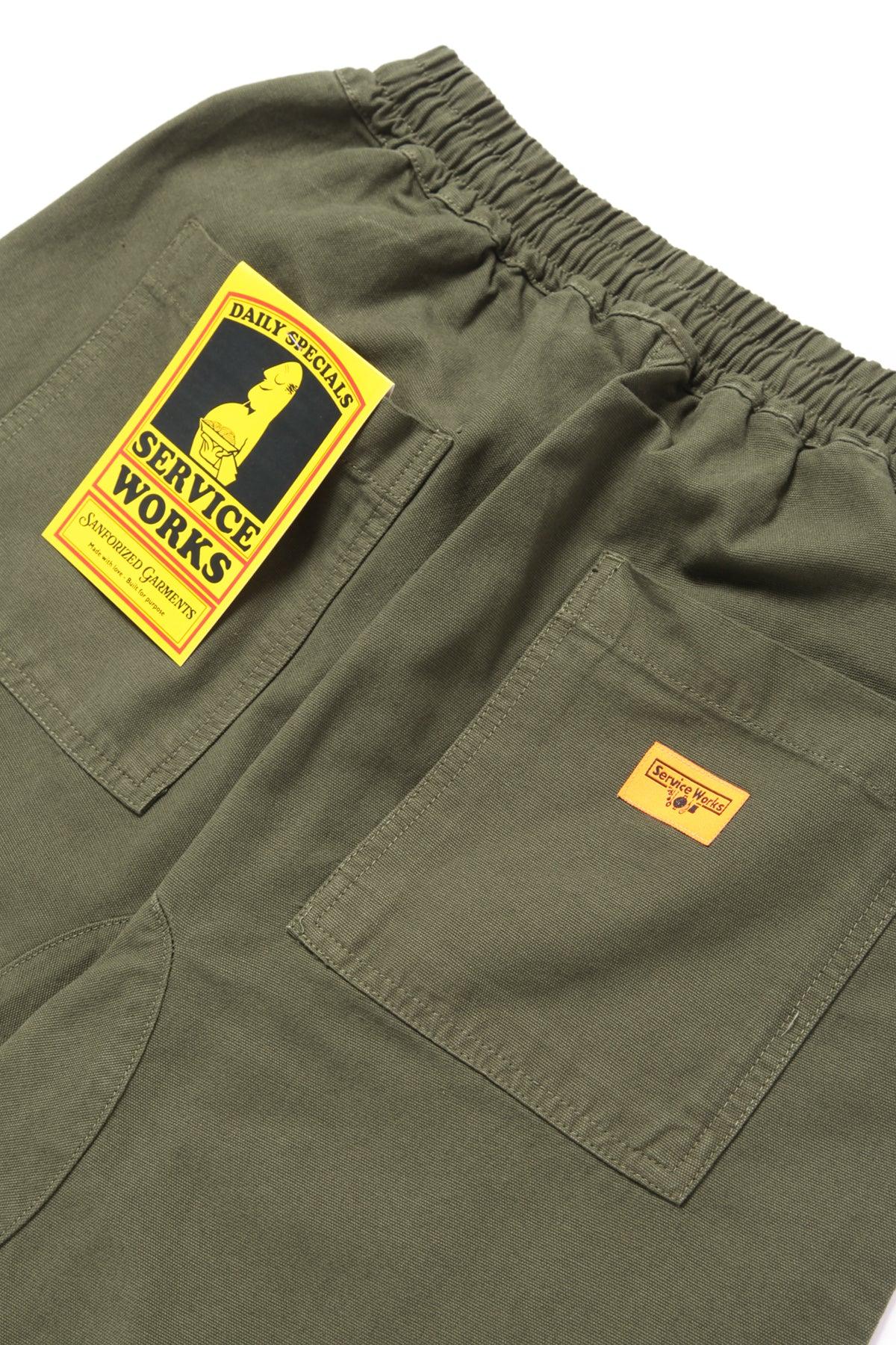 Service Works - Classic Chef Shorts - Olive Product Image