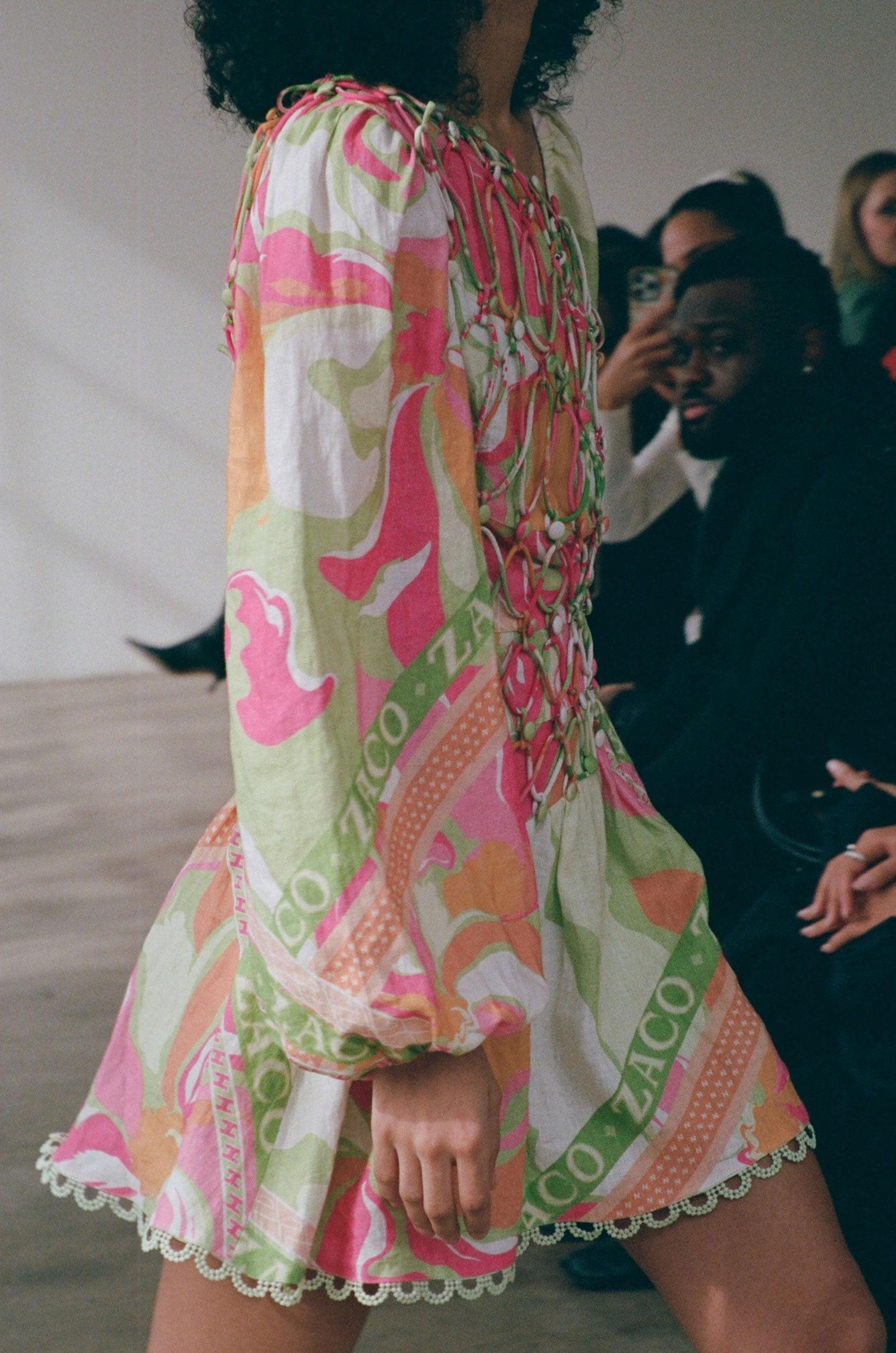 Allegra Lace Up Dress - Calista Spring Product Image