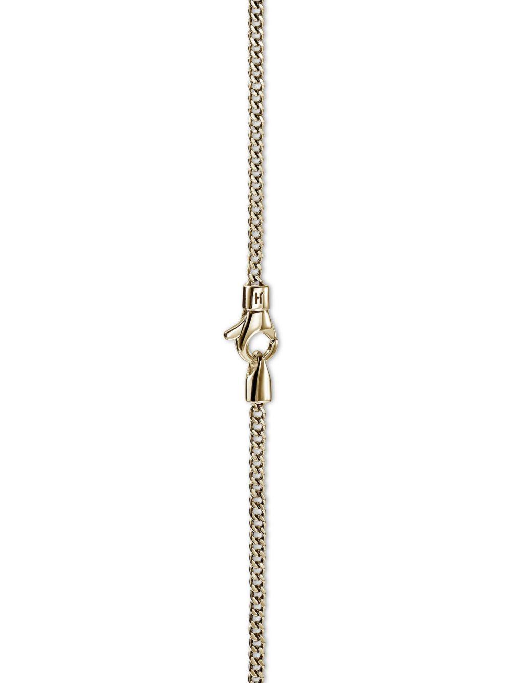 14k yellow gold curb-chain necklace Product Image
