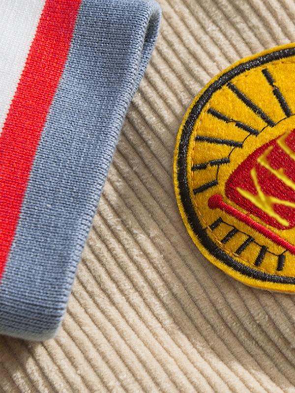 Men's Corduroy Badge Patched Jacket Product Image