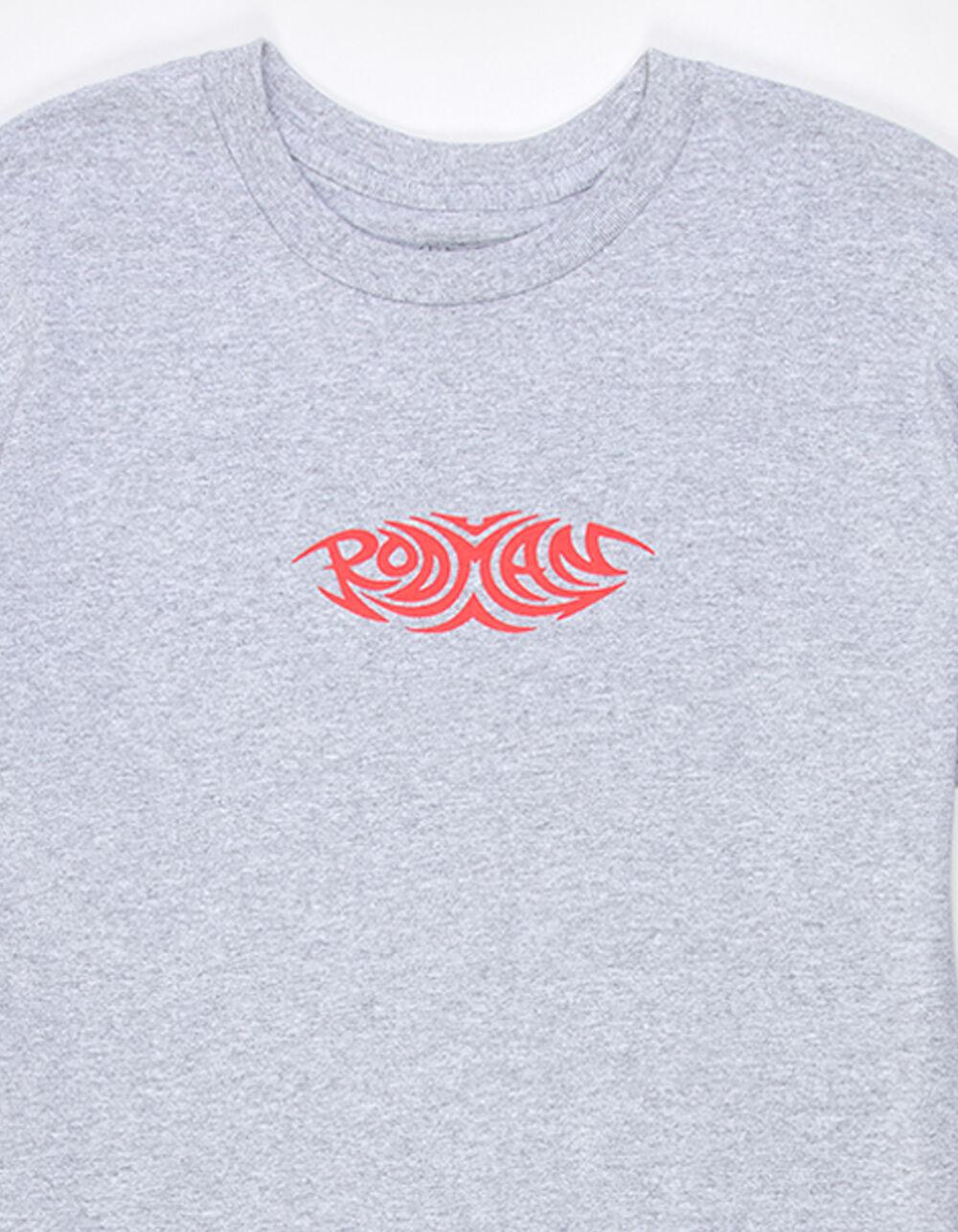 RODMAN Collage Mens Boxy Tee - HEATHER GRAY Product Image