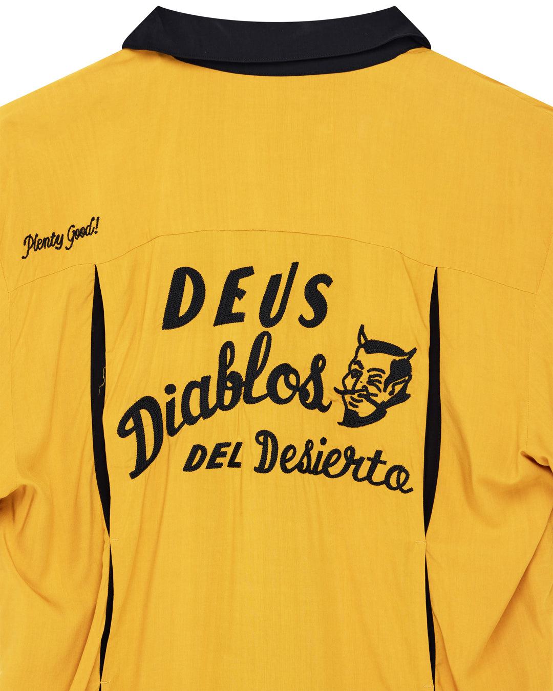 Diablo Bowling Shirt - Golden Yellow Product Image