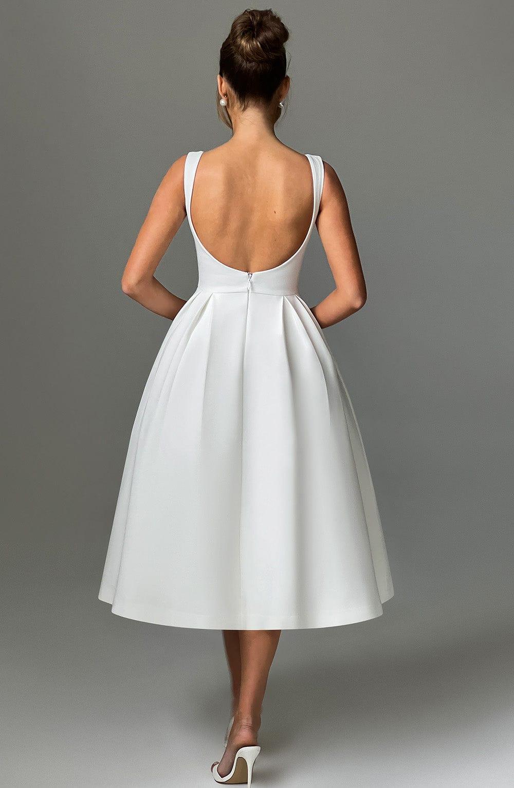 Clarabella Midi Dress - Ivory Product Image