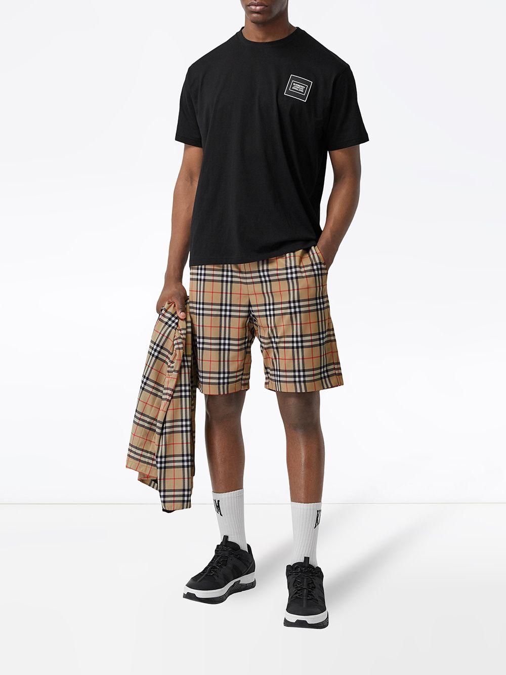check-print shorts Product Image