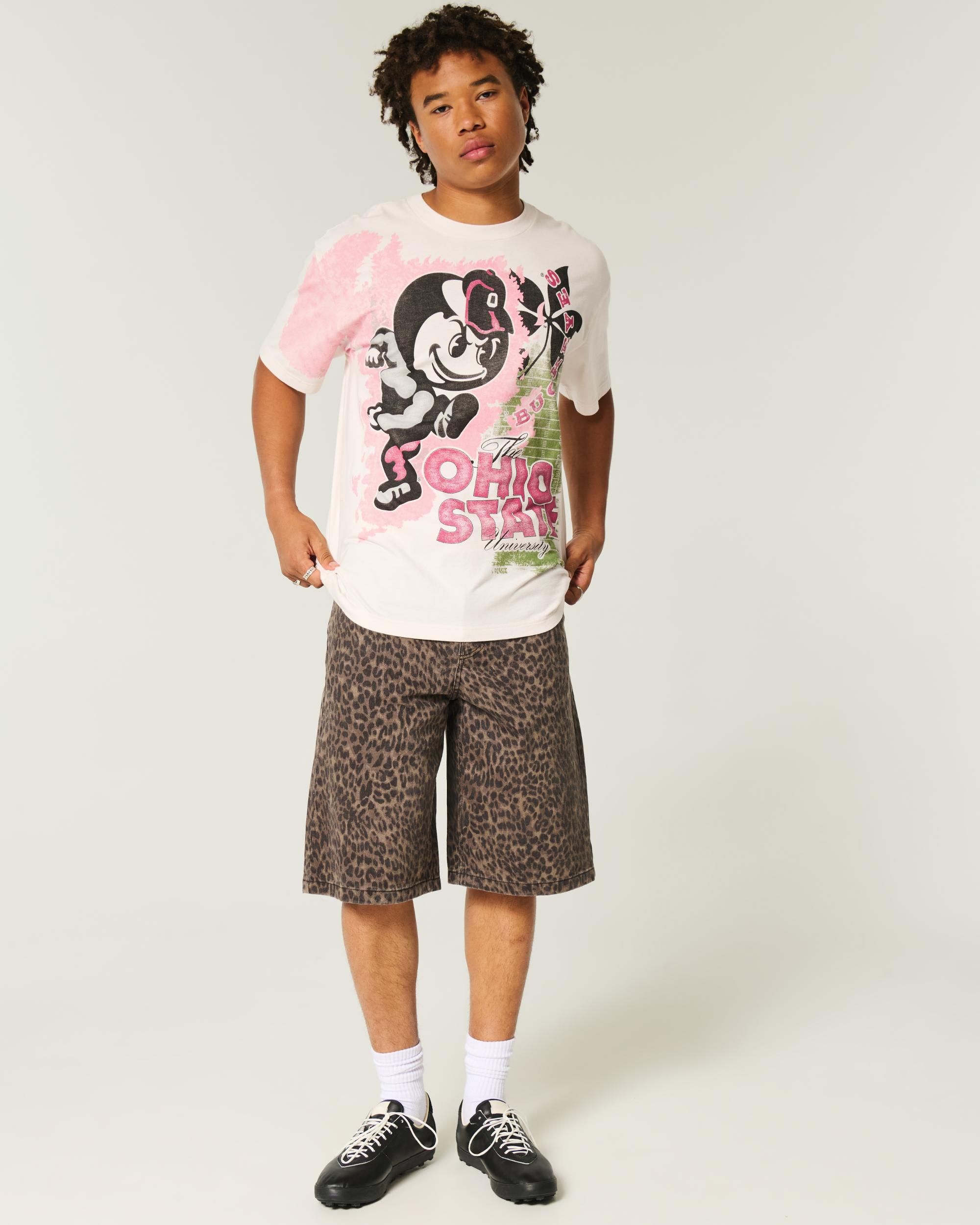 Boxy Ohio State Buckeyes Graphic Tee Product Image