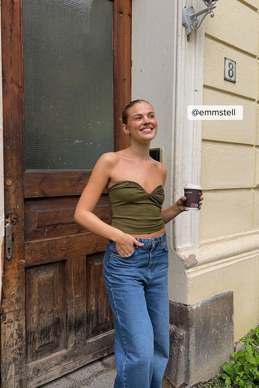 Heart Neckline Top Product Image