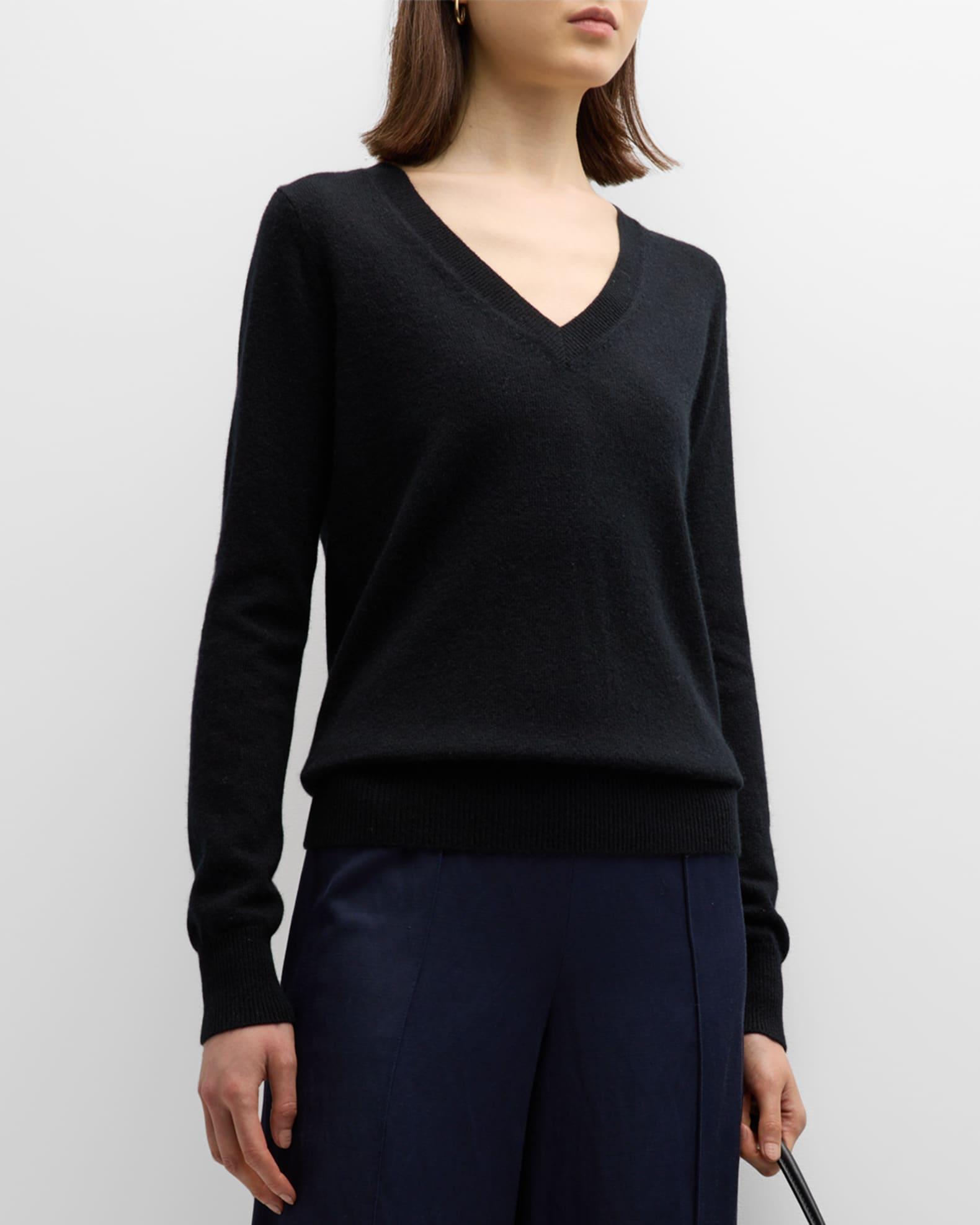 Cashmere Classic V-Neck Sweater Product Image