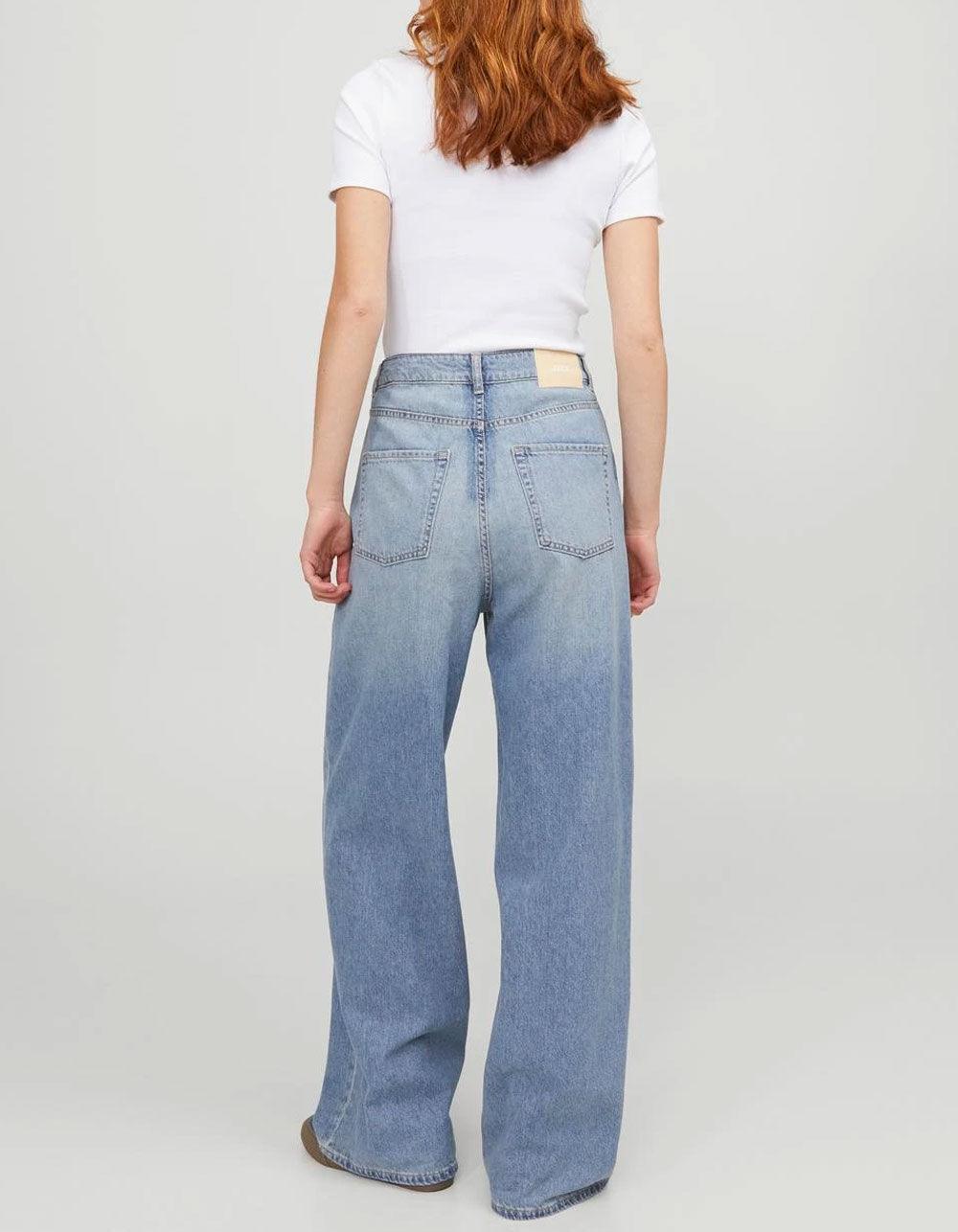 JJXX Tokyo Womens Wide Leg High Rise Jeans - LIGHT WASH Product Image
