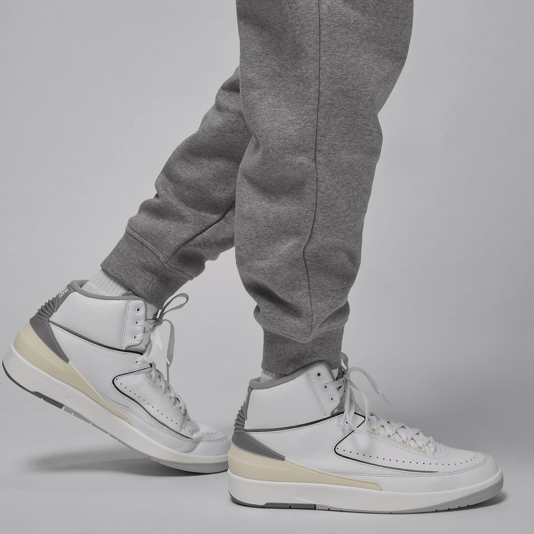 Jordan Mens Jordan Brooklyn Fleece Pants - Mens White/Desert Bronze Product Image