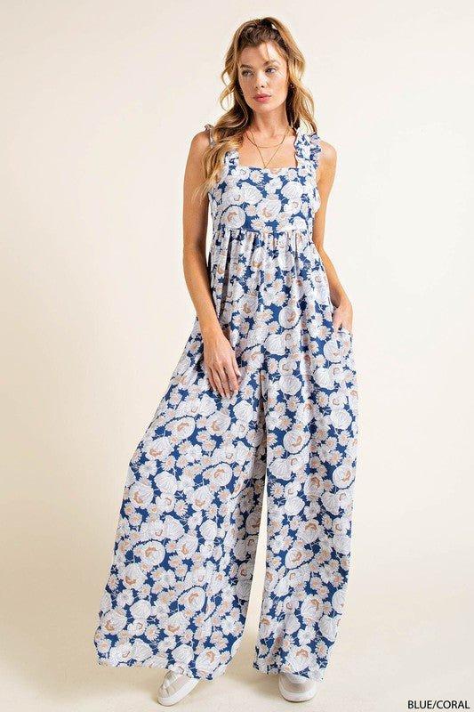 Aware Of This Floral Jumpsuit *FS Product Image
