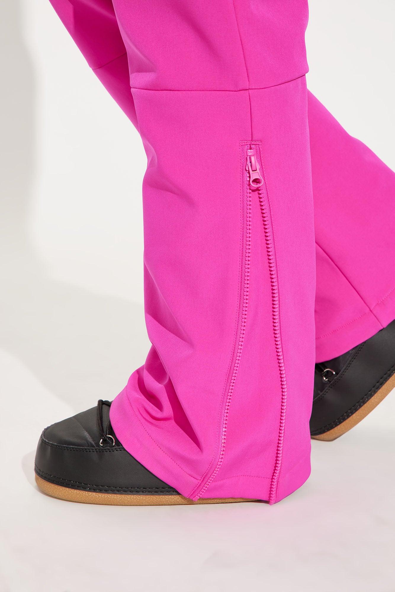 Cross Country Ski Jumpsuit - Fuchsia Product Image