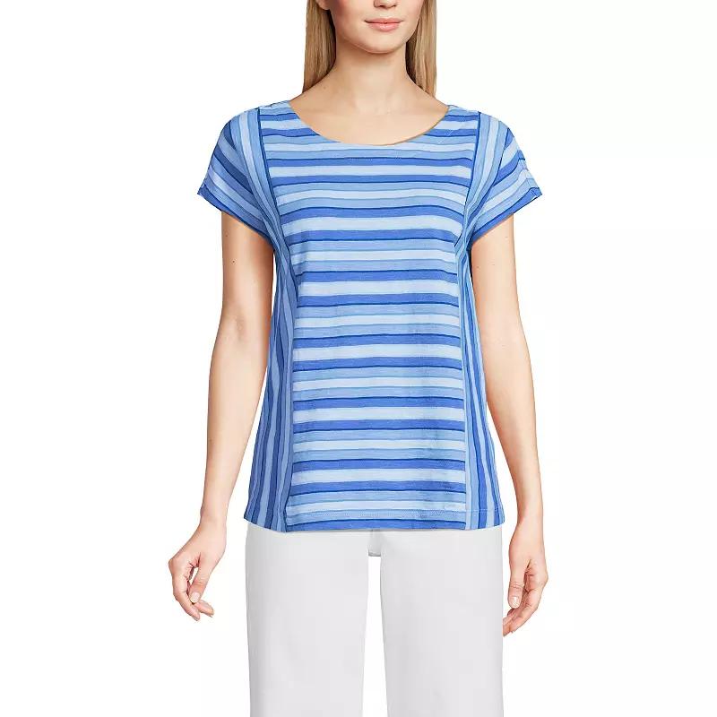 Women's Lands' End Slub Tee,  Product Image